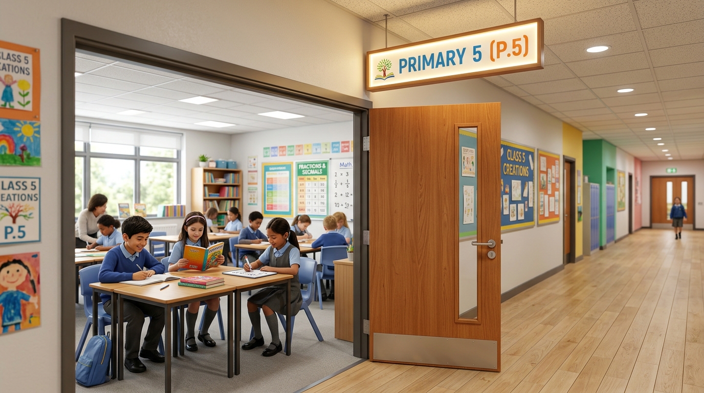 Primary 5 (P.5) Entrance Door