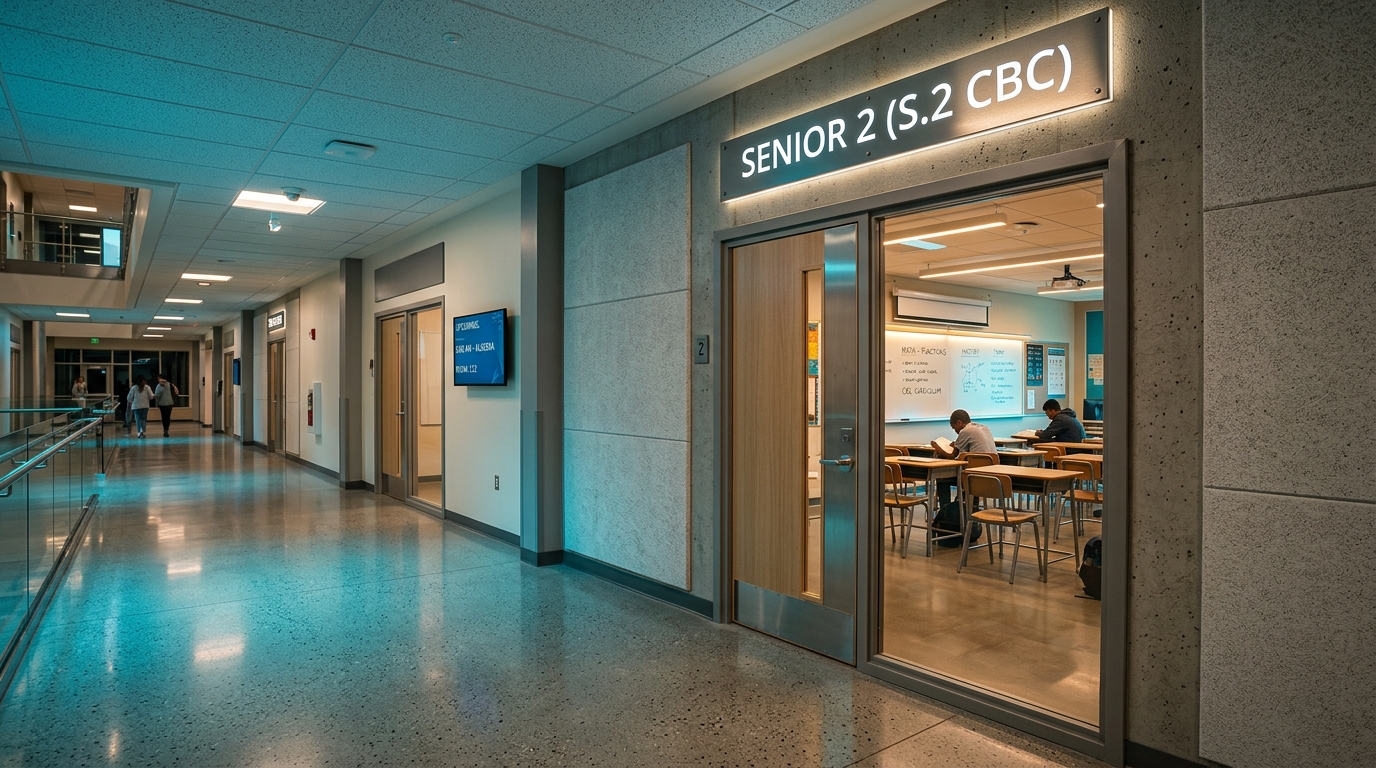 Senior 2 (S.2 CBC) Entrance Door