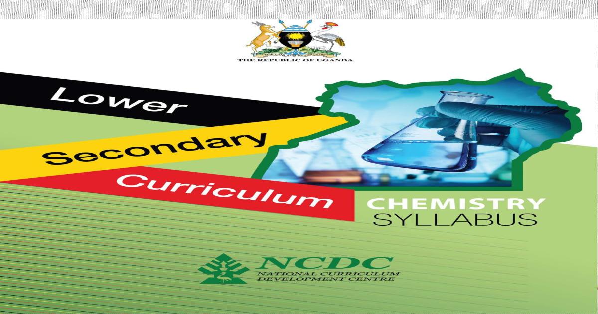 Uganda O-Level Chemistry Syllabus (S1-S4) - CBC