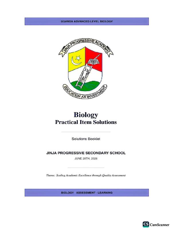 JIPRA A-Level Biology Seminar 2026: Practical Items and Guide