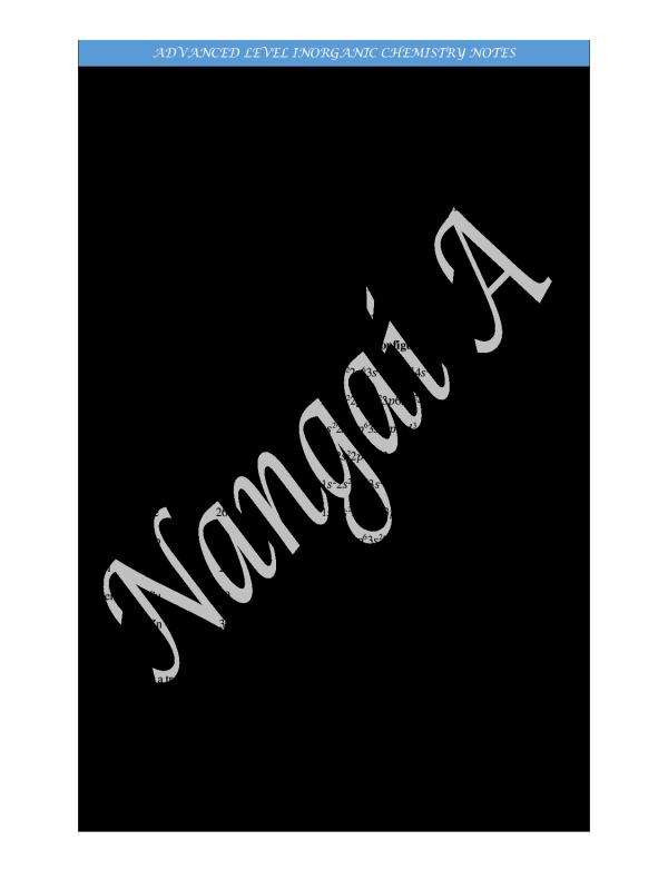 Nangai Transition Elements Notes