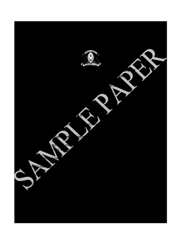 UACE Principal Mathematics P425/2 Sample Paper (2026)
