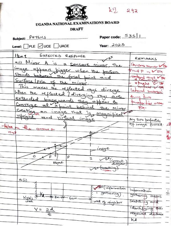 Uce physics 1 uneb 2025 guide