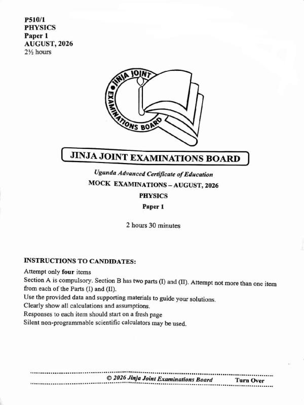 JJEB PHYSICS mock 2026