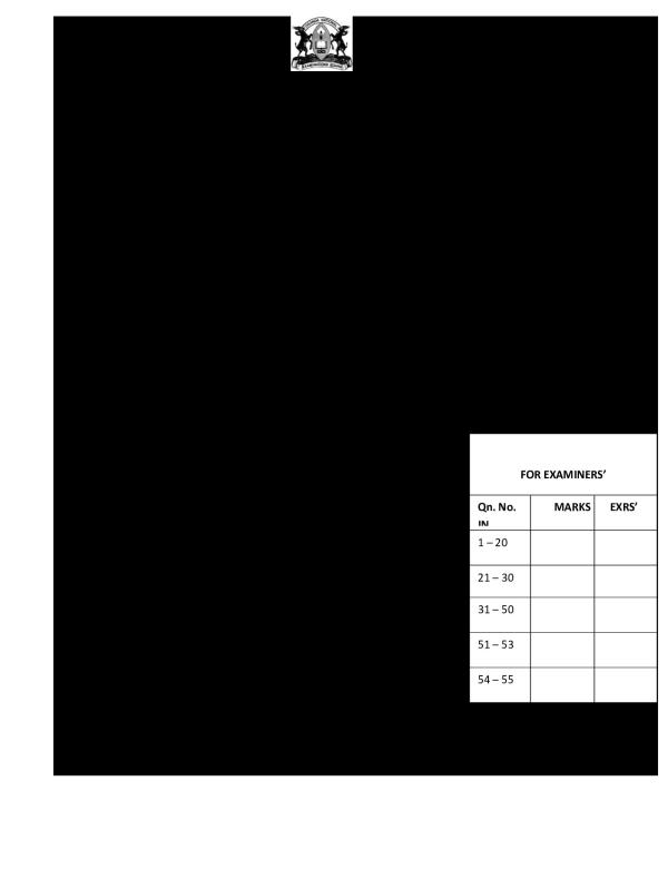 Moderated English Practice Revision Paper - Set 1